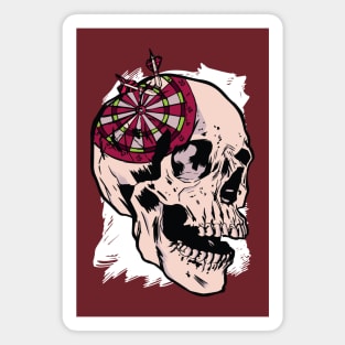 Skull Dartboard Magnet